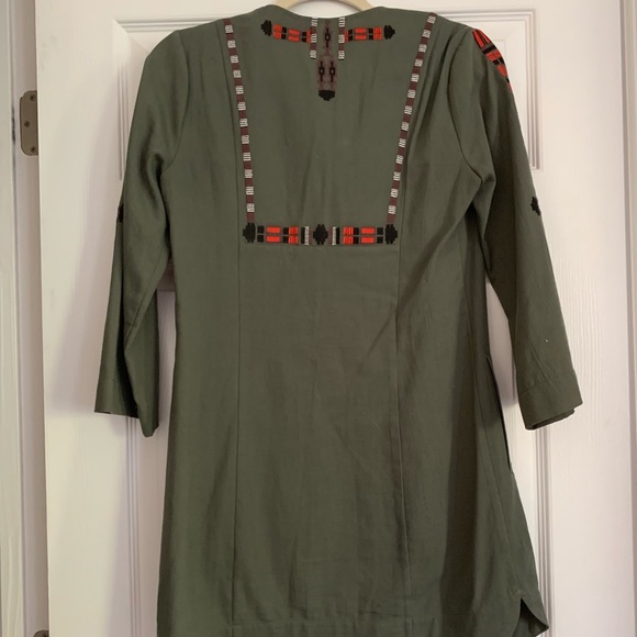 Anthropologie sanuye splitneck shift - Picture 4 of 5